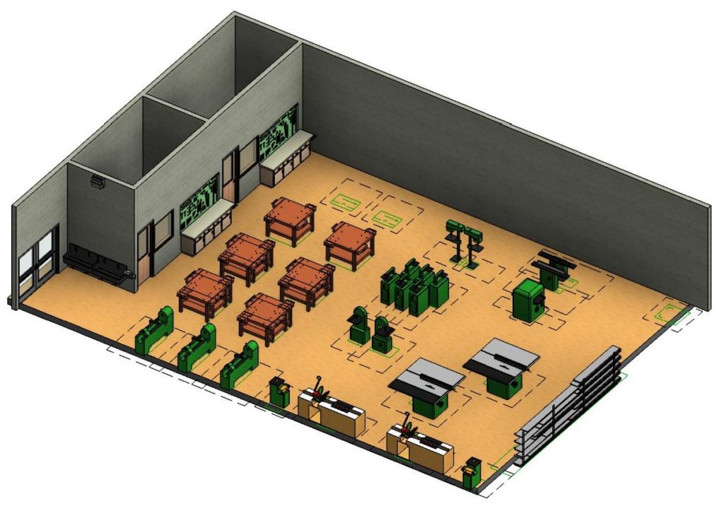 Shop Floor Plans & Safety Zones